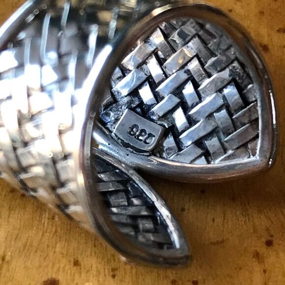 Sterling Silver Statement Ring Size 6 - Picture 5 of 8
